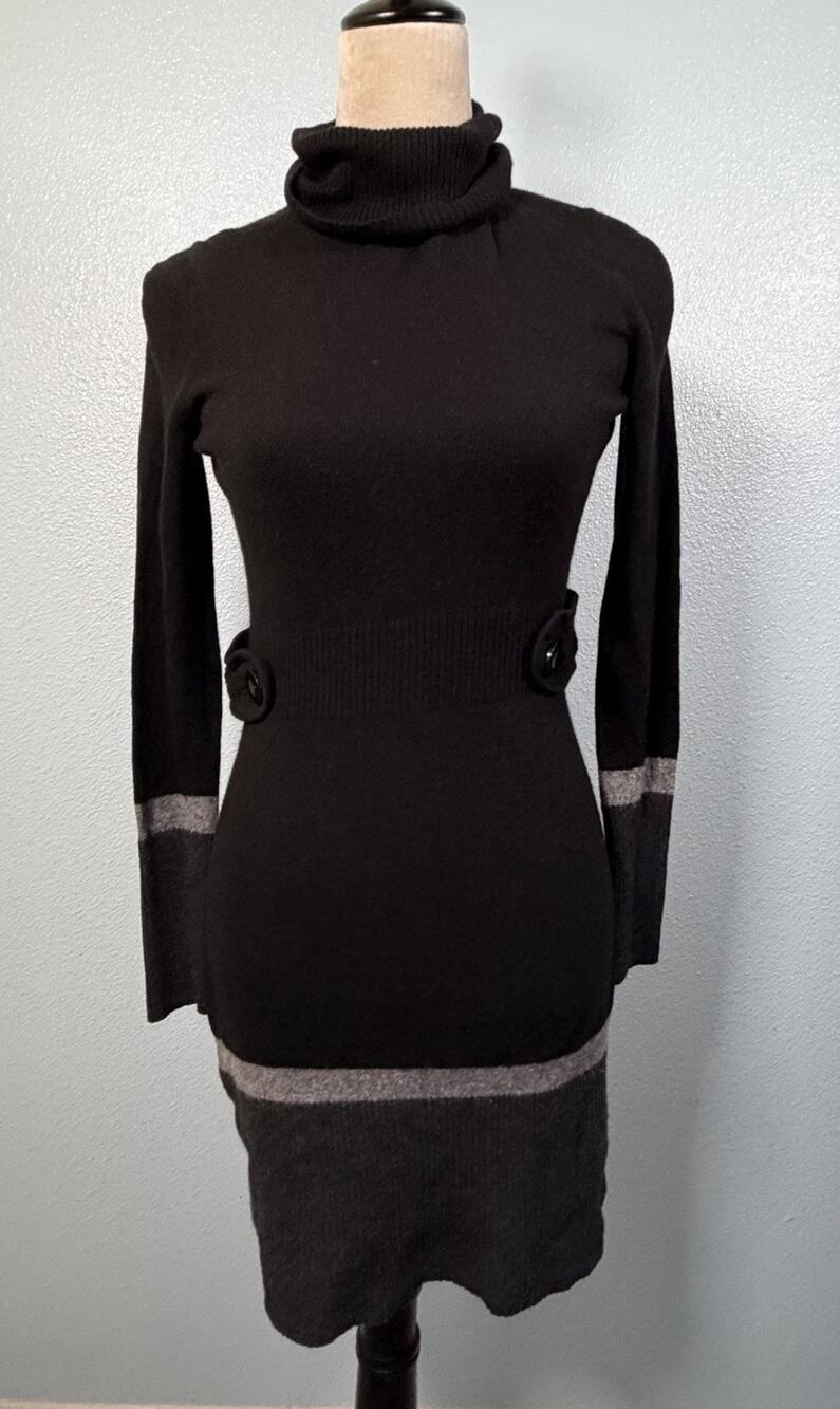Banana Republic Women’s Sweater Dress Size S Luxury Cashmere Blend Turtleneck